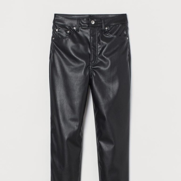 Black faux leather pants from H&M - Picture 1 of 2